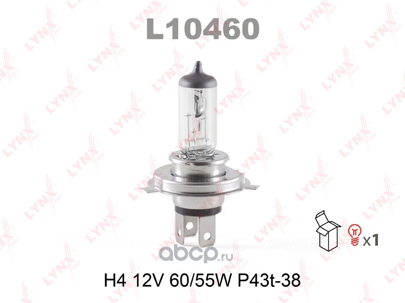 LYNXauto L10460 Лампа галогенная