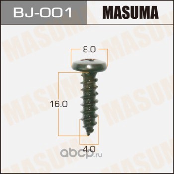 Masuma BJ001 Саморез MASUMA     4x16мм,   набор 20шт