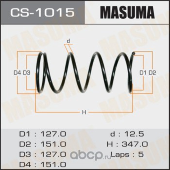 Masuma CS1015 Пружина подвески
