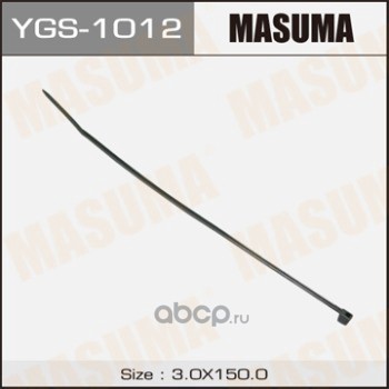 Masuma YGS1012 Хомут пластиковый MASUMA черный 3х150      (уп.100шт)