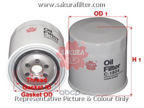 Sakura C1824 Фильтр масляный