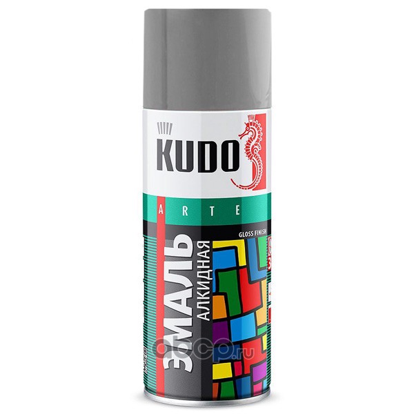 Kudo KU1018 Эмаль универсальная KUDO «3P» TECHNOLOGY Серая RAL 7040