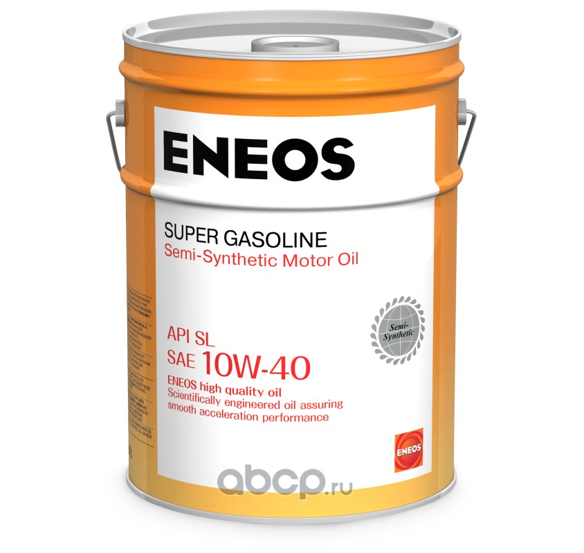ENEOS OIL1356 Масло моторное ENEOS Super Gasoline 10W-40 полусинтетика 20 л.