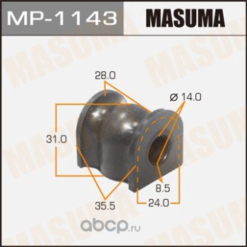 Masuma MP1143 Втулка стабилизатора