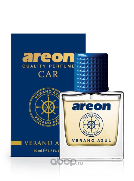 AREON MCP07 Ароматизатор  PERFUME 50 ML "GLASS" Верано Азул Verano Azul