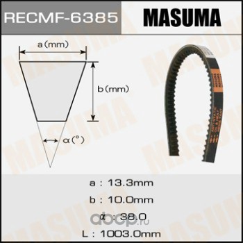 Masuma 6385 Ремень привода навесного оборудования