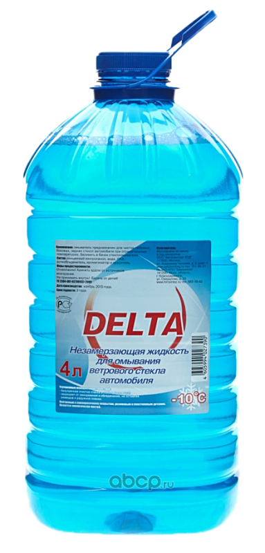 DELTA-NEO 0000000114 Жидкость незамерзающая DELTA -10С ПЭТ (4л)