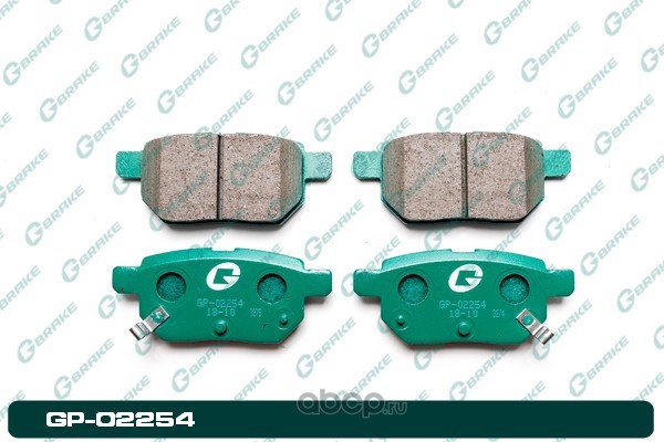 GBRAKE GP02254 Колодки тормозные дисковые