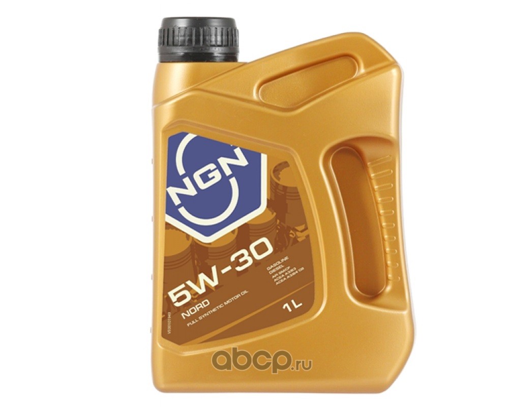 NGN V172085638 NGN NORD 5W-30 синтетическое моторное масло 1л