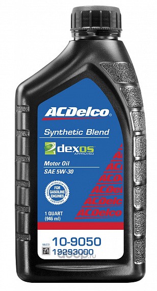ACDelco 19293000 Моторное масло AC DELCO Dexos 1 Synthetic Blend SAE 5W-30 (0,946л)