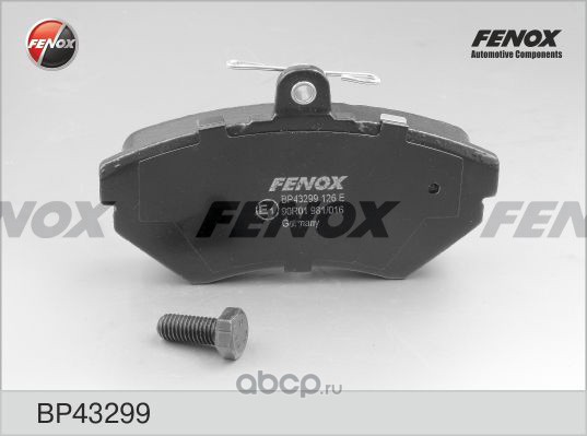 FENOX BP43299 Колодки тормозные передние