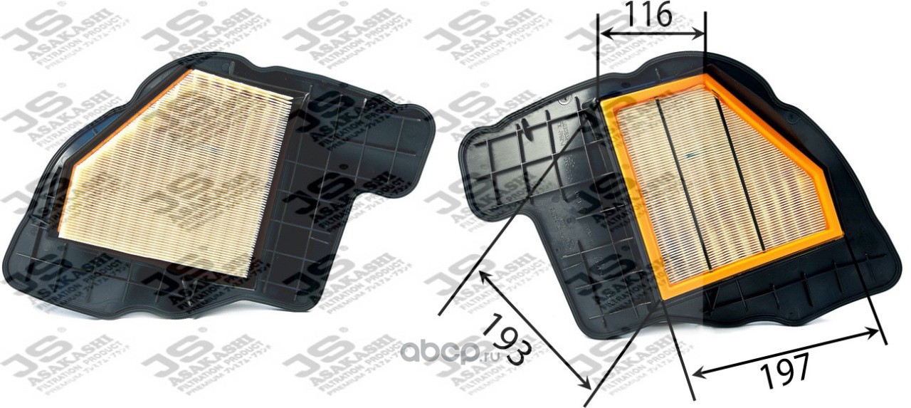 Купить A0502L JS Asakashi Фильтр воздушный левый и аналоги