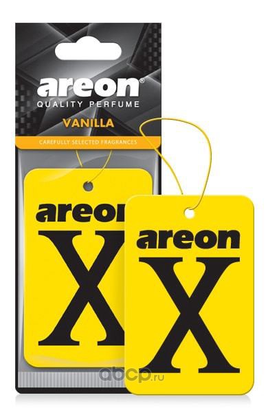 AREON XV03 Ароматизатор  X-VERSION Ваниль YELLOW - Vanilla