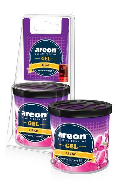 AREON GCB07 Ароматизатор  GEL CAN Blister Сирень Lilac