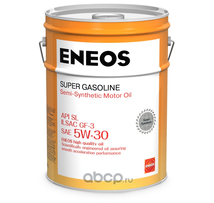 ENEOS OIL1360 Масло моторное ENEOS Super Gasoline 5W-30 полусинтетика 20 л.