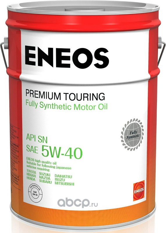 ENEOS 8809478942476 Масло моторное ENEOS Premium TOURING 5W-40 синтетика 20 л.