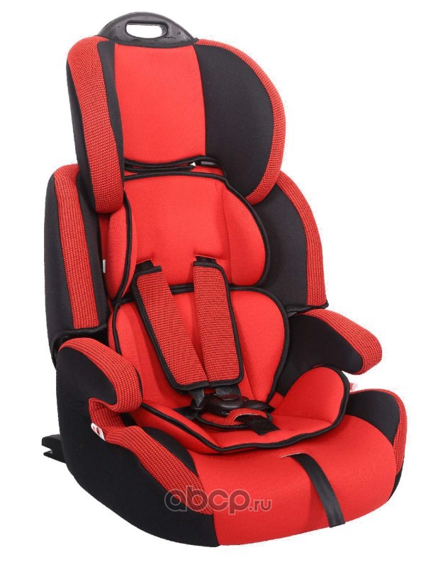 Детское автомобильное кресло SIGER Стар ISOFIX красный, 1-12 лет, 9-36 кг, группа 123
