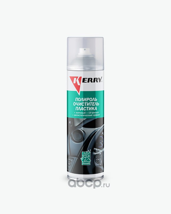 Пенный полироль KERRY – очиститель пластика салона с матовым эффектом. Запах кофе KR9055