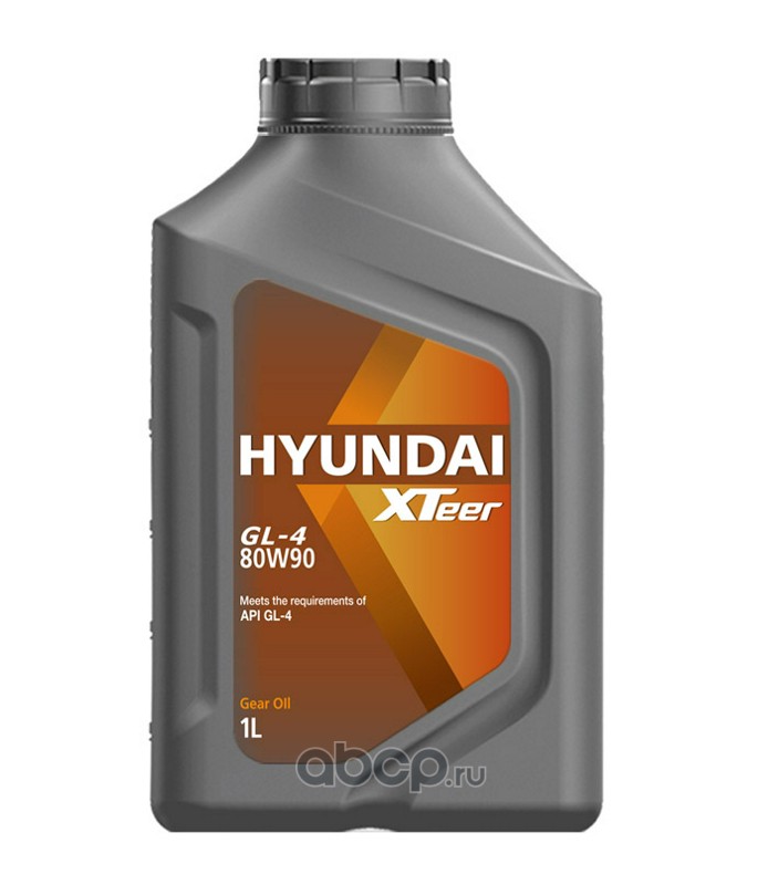 HYUNDAI XTeer 1011018 HYUNDAI  XTeer Gear Oil-4 80W90,  1 л, Трансмиссионное масло универсальное