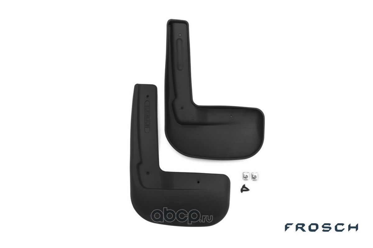 FROSCH FROSCH5137F10 Брызговики передние подходят для VOLKSWAGEN Polo, 2015-2020, седан, 2 шт. (optimum) в коробке