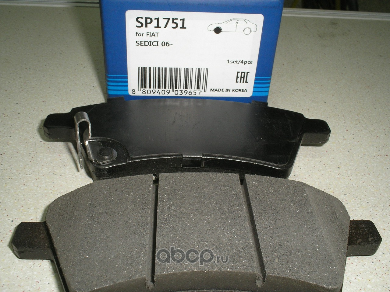 Sangsin brake SP1751 Колодки тормозные передние