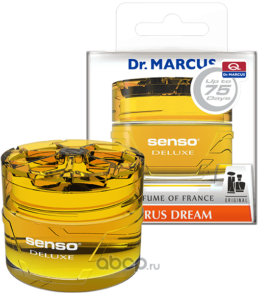 Ароматизатор DR. MARCUS Senso Deluxe (гелевый, баночка) Цитрусовая мечта 270