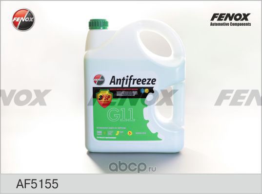 FENOX AF5155 Антифриз BASF G11 готовый зеленый 4,2 л