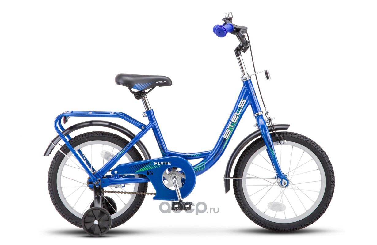 Stels LU077684 Велосипед 18 детский STELS Flyte (2018) количество скоростей 1 рама сталь 12 синий