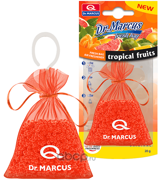 Ароматизатор DR. MARCUS FreshBag (мешочек с шариками пропит.француз.парфюм) Тропические фрукты 433