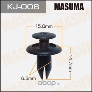 Masuma KJ008 Клипса (пластиковая крепежная деталь)