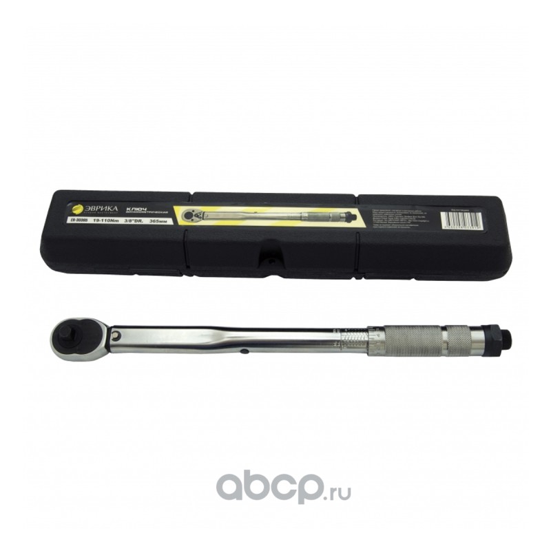 ЭВРИКА ER30365 Ключ динамометрический 3/8 DR (19-110Nm) 365мм ЭВРИКА