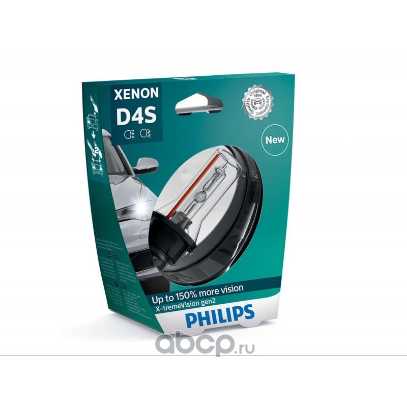 Philips 42402XV2S1 Лампа D4S 42402 XV2 42V 35W P32D-5          S1