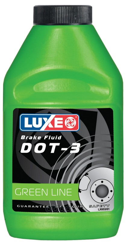 Жидкость тормозная  Luxe DOT-3 (0,250 кг) 653