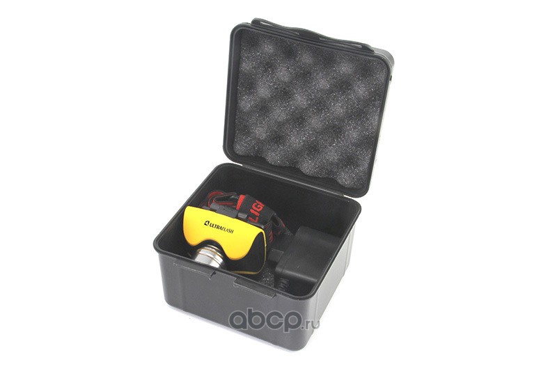ULTRAFLASH 12351 Фонарь налобный аккумуляторный 220В, желтый, CREE 3 Ватт, фокус, 3 режима, пластик, бокс Ultraflash E157