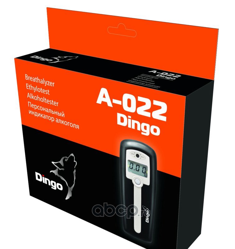 Динго A022 Динго A-022 Алкометр персональный полупроводниковый 0,0-4,0 ‰BAC с цифровым ЖК-дисплеем