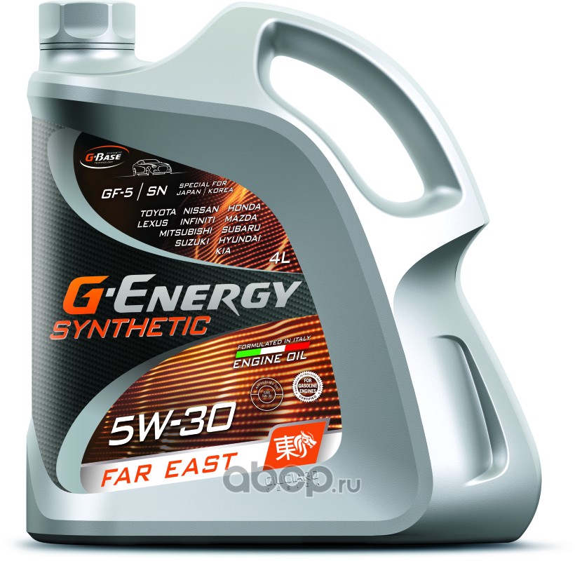 G-Energy 253142415 Масло моторное Synthetic Far East 5W-30 синтетическое 4 л