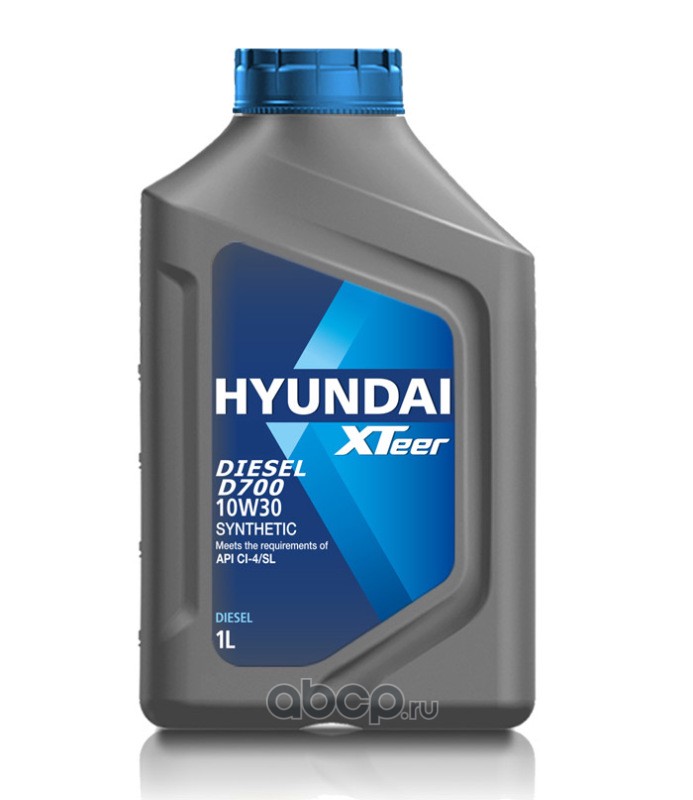 HYUNDAI XTeer 1011014 HYUNDAI  XTeer Diesel D700 10W30, 1 л, Моторное масло синтетическое