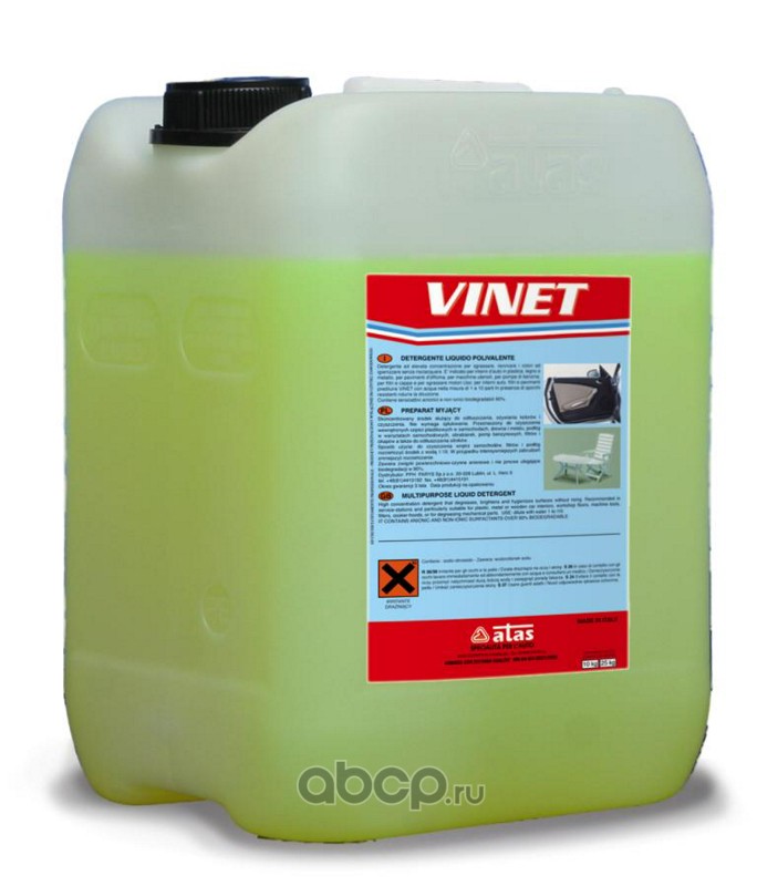 ATAS  Универсальное средство для очистки салона VINET (концентрат), 10 кг. 6692