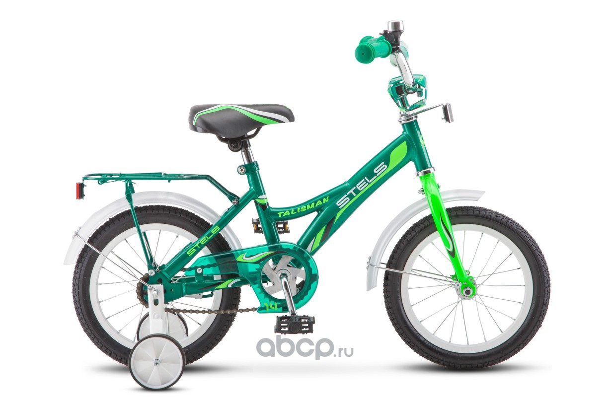 Stels LU074215 Велосипед 18 детский Talisman (2018) количество скоростей 1 рама сталь 12 зеленый