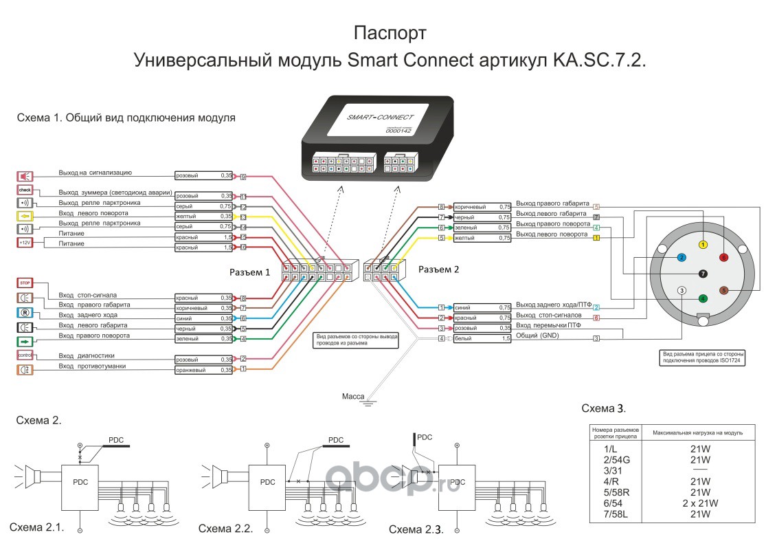 Блок согласования смарт Коннект для фаркопа. Smart connect ka.SC.7.1 схема. Блок согласования Outlander 3.