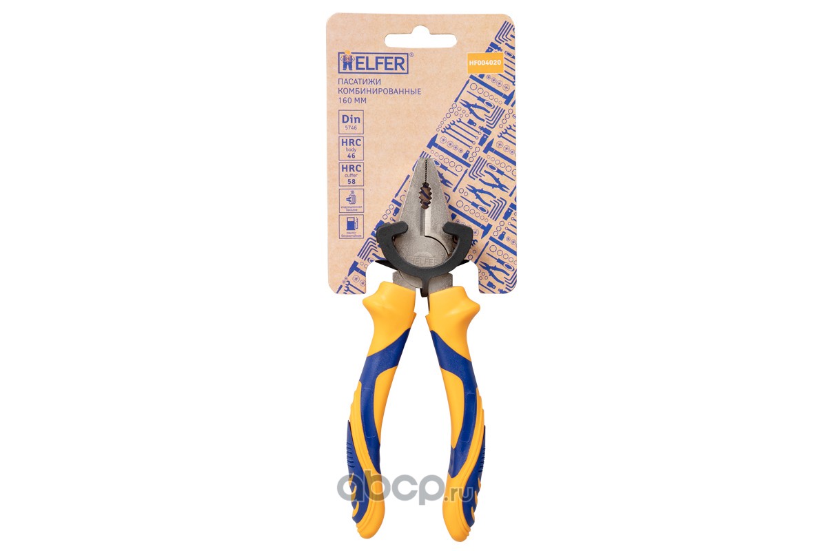 HELFER HF004020 Пассатижи комбинированные 160 мм