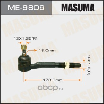 Masuma ME9806 Наконечник MASUMA  RAV4 ACA3#, GSA33 05- часть тяги rear