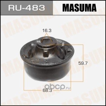 Masuma RU483 Сайлентблок MASUMA  COROLLA/ADE150, ZZE150, NDE150 front low