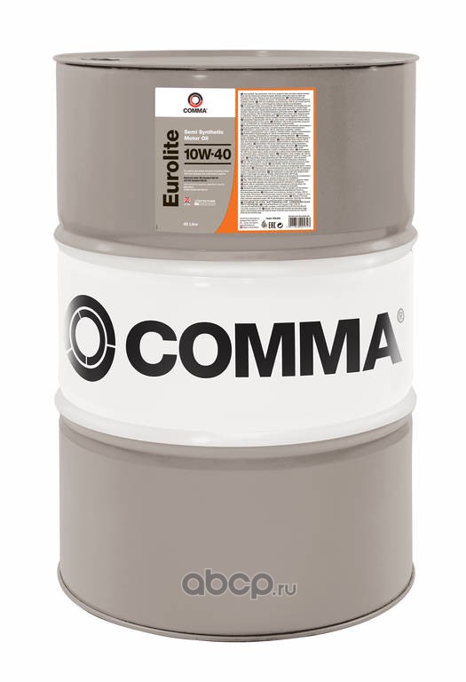 COMMA EUL60L Масло моторное полусинтетика 10W-40 60 л.