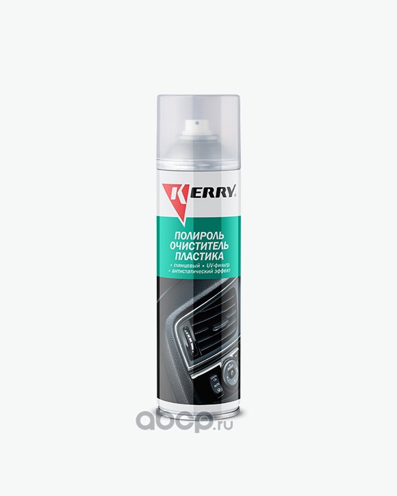 Kerry KR9082 Полироль-очиститель пластика салона KERRY глянцевый. Запах бубль гум