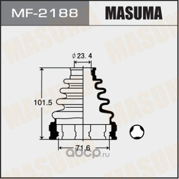 Masuma MF2188 Пыльник ШРУСа