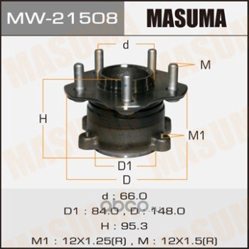 Masuma MW21508 Ступичный узел