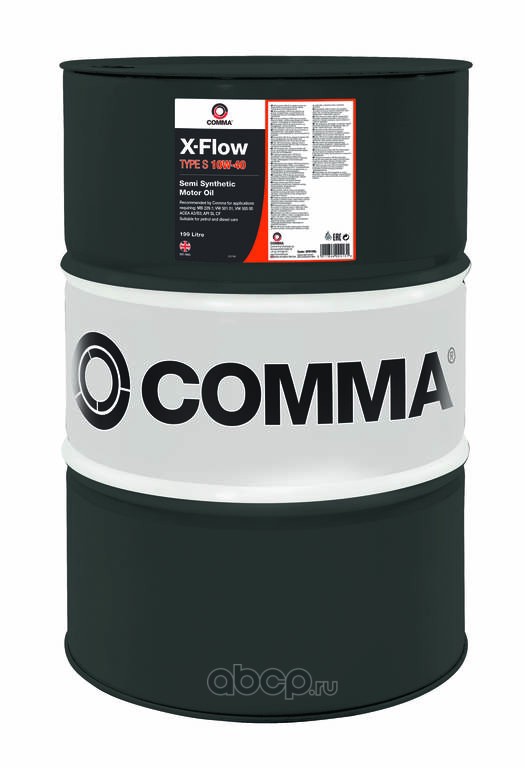 COMMA XFS199L Масло моторное полусинтетика 10W-40 199 л.