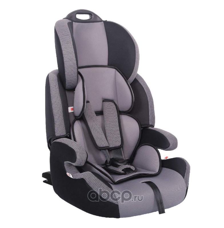 Siger KRES0475 Детское автомобильное кресло SIGER &quot;&quot;Стар ISOFIX&quot;&quot; серый, 1-12 лет, 9-36 кг, группа 1/2/3