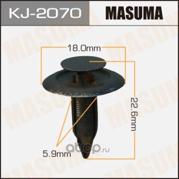Masuma KJ2070 Клипса (пластиковая крепежная деталь)